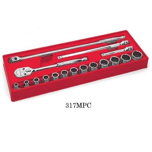 Snapon Hand Tools 12 Point, Inches Socket Set (1/2")